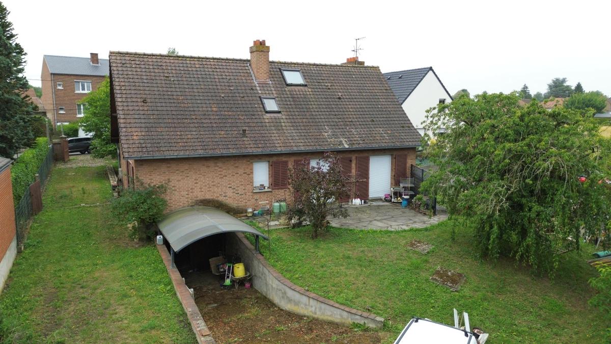 Pavillon individuel années -70 en semi-plain pied à Maing compagne prisée Valenciennes