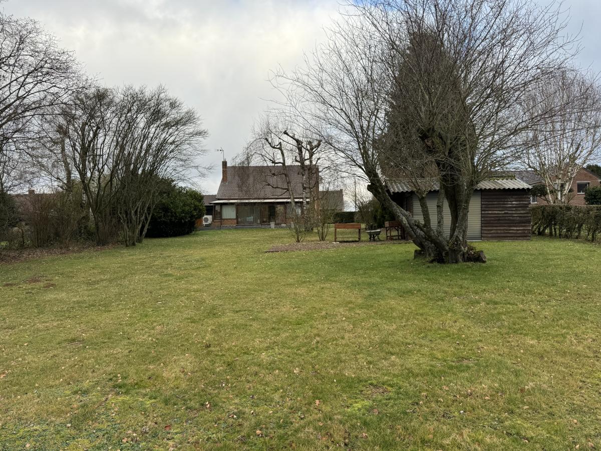 Pavillon individuel en semi plain-pied campagne Le Quesnoy 3 chambres garage jardin